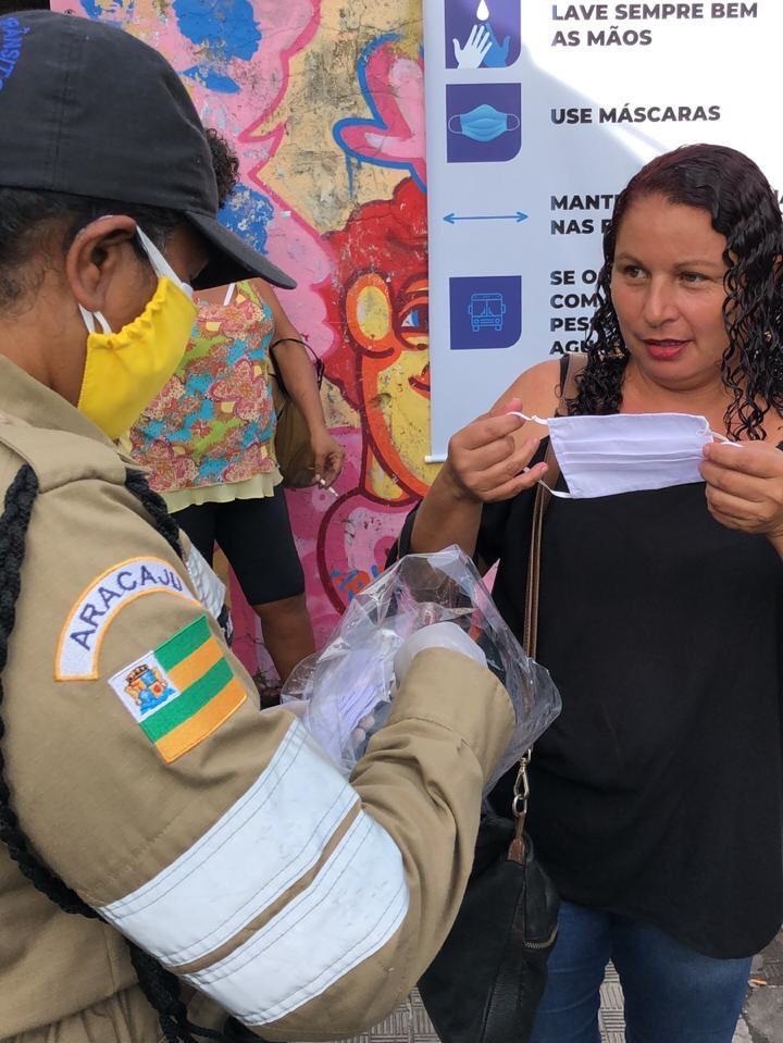 Prefeitura segue com campanha sobre uso de máscaras no transporte público - SMTT Aracaju